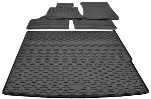 Mattenprofis Gummimatten + Gummi Kofferraumwanne Set passend für BMW X1 E84 ab Bj.2009 bis 2015 GKK