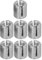 Ausla Morsetto a Croce per Fune Metallica, 10pz 2 mm Morsetti per Cavi a Croce in Acciaio Inox Morsetti per Cavi Incrociati per Il Fissaggio della Fune Metallica, Home