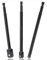 Mesee 3 Pcs Grade Socket Adapter Impact Set 5.9 long, 1/4 Hex Shank to Square Socket Extension Drill Bits Bar Set -1/4 3/8 1/2 Drive