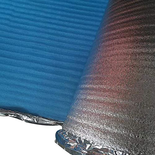 HARICSET Trittschalldämmung Laminat Laminat Unterlage 2 mm Dick Dämmunterlage Dämm Parkett Fußboden Bodenunterlage Unterlage Dämmung Boden Laminat Fußbodenheizung(Size:1 * 30m)
