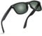 wearPro Polarised-Sunglasses-Mens-Womens-UV404-Protection Rectangular Sunglasses Retro Black Sun Glasses Unisex Classic Ultralight Shades For Cycling Driving Fishing(black green)