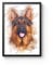 SOMEDA® Dein Haustier als Aquarell/Hund, Katze, Pferd, etc./ als Poster, Leinwand oder gerahmtes Bild/einzigartiges personalisiertes Geschenk (Leinwand, 40x60 cm)