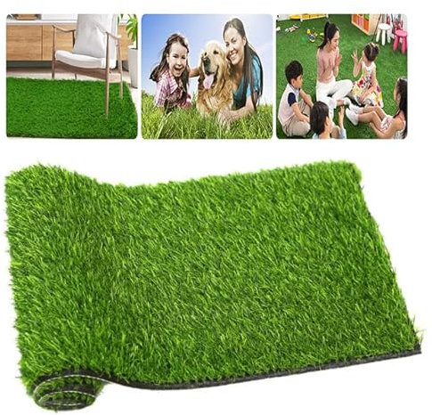 10m X 4m Künstliche Landschaft Grasmatte Kunstrasen Für Rasen Garten Spielplätze Außen Innen Entwässerungslöcher & Gummiunterlage Realistische Kunstrasenmatte(Size:10X3M)