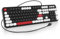 Ussixchare Clavier filaire pour machine à écrire - Clavier USB rétro avec touches rondes pour ordinateur portable Windows (noir)