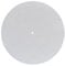 AsrMyjcx Tapis de Plateau tournant en Feutre, Tapis Antistatique pour Plateau tournant, 3mm, 12 Pouces, pour lecteurs de disques à Domicile, Blanc