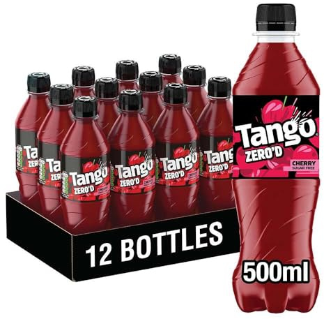 Tango Cherry Sugar Free | 500ml Bottle | 12 Pack