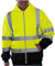 UHouse Jacke Herren Warnschutz Arbeitsjacke mit Kapuze Oversized Kapuzenjacke Leichte Fahrradjacke Warn Herren-Jacken Freizeit Softshelljacke Outdoor Arbeitskleidung Blitzangebote Grün 4XL