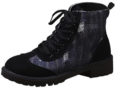 offerte a Tempo Lampo Oggi Stivali Estivi Donna Traforati Morbidi Stivaletto Donna Estivo con Tacco Stivali Neri Donna Stivali Moto Enduro Touring Stivali Estivi Donna Stivali