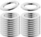 Rondelles pour Gonds de Porte 12mm x 18mm x 2mm 20Pcs Rondelles pour Charnières Metal Bague Paumelle Plate (M12)