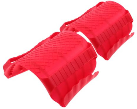 IMIKEYA Brotschneider Schutzhülle Multifunktionales Design 2 Stück mit Finger Schutz aus Hitzebeständigem Silikon Platzsparend und Sicher für Backen und Grillen