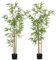 HOMCOM Lot de 2 Plantes artificielles Bambou Arbre Artificiel Hauteur 180 cm avec Pot, décoration Interieur, très réaliste