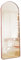 LYHXYLFT Miroir Pleine Longueur, Miroir sur Pied Surdimensionné Arqué avec Support, Miroir De Sol sur Pied, for Dressing D'entrée De Chambre À Coucher(Rose Gold,140cm)