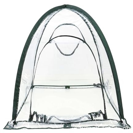 Serra da Giardino con Telaio in Alluminio Anodizzato - Copertura per serra pop-up | Casa dei fiori, tnda trasparente per la protezione dal freddo, copertura per piante per interni ed esterni