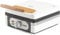 DOMO DO9274W Gaufrier pour 2 gaufres belges – Gaufres XL 4x7 – Revêtement antiadhésif sans PFAS – 1400 W – Blanc poudré