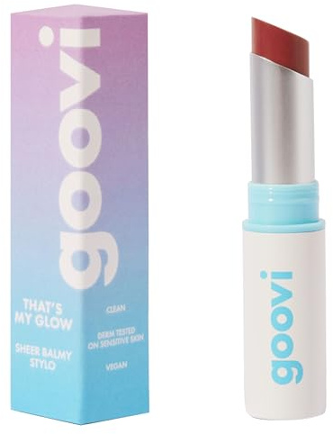 GOOVI That's My Glow Tinted Lip Balm, Getönter, pflegender Lippenbalsam | Mit Meeresalgenextrakt, pflegend & glänzend, 2,5g