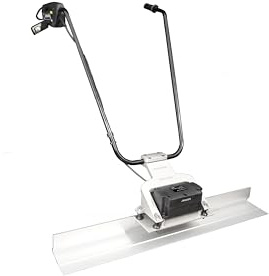 JINQUER Elektrische Flügelglätter Beton-Rüttelbohle - Schwere Vibrations-Nivelliermaschine mit 1M Hartmetallklinge, Nasszement-Finishmaschine für Straßenbau & Bodenebnung**