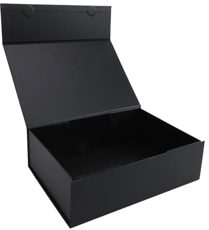 Bewinner Presentförpackning med Magnetisk Stängning, Hopfällbar öppningsbar Stor Alla Hjärtans Ask för Parfym Smycken, 10,24x7,48x3,15 Tum Tjock Pappersförvaringslåda för Presenter, Presenter Till