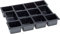 L-BOXX 1000010126 Kleinteileeinsatz 12 Mulden 102, Schwarz