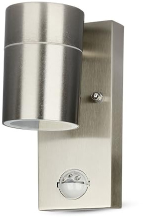 V-TAC Wall Light Holder with Sensor for Gu10 Bulbs