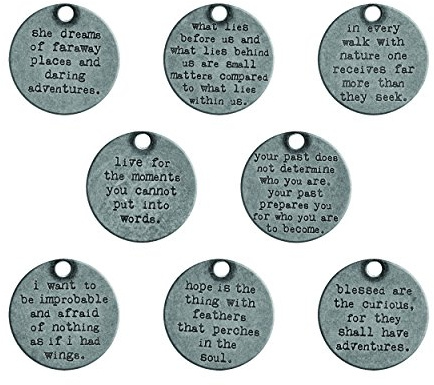 Tim Holtz TH93691 Embellishments, Grey, Medium