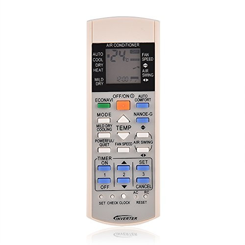 ASHATA Mando a Distancia de Repuesto para Aire Acondicionado,Control Remoto para Air Conditioner A75c3300/A75c3208/A75c3706/A75c3708