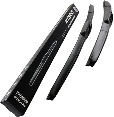 650mm 350mm HYBRID 2x Front Scheibenwischer Premium Qualität Wischerblätter Set Scheibenwischerblätter Satz für Frontscheibe mit Hakenbefestigung. INION NEW JAPAN HYBRID FLEX TECHNOLOGY
