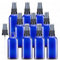 Avalon Flacons en verre bleu de 100 ml avec atomiseur noir - Taille rechargeable, réutilisable et de voyage - Parfait pour l'aromathérapie, les parfums, les huiles essentielles - 10 pcs