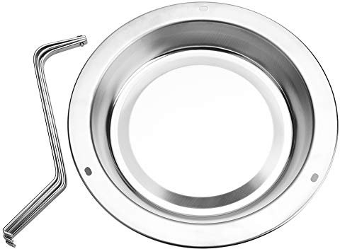 TOPINCN Support Vertical Vertical Support rôti Poulet Turquie rôtissoire avec Le Barbecue d'égouttement Griller des Outils BBQ des Fours de Gril de Charbon de Bois/gaz