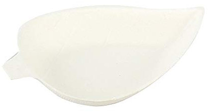 Générique - 50 COUPELLES Feuille Canne À Sucre Bio 9X6CM Blanc