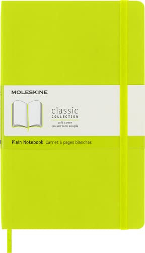 Moleskine Notizbuch mit linierten Seiten, Grün (Limone), Groß, 13 x 21 cm