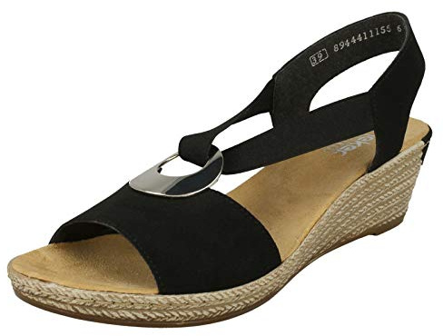 Rieker Alula Womens Wedge Heel Sandals