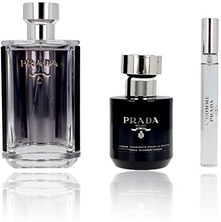 Prada Prada L Homme Edt 100Ml + Gel Ducha 100Ml + Mini Edt 10Ml Spray 210 ml