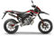 Deco-Set für Motorrad Cross Derbi Senda SM 50 Cordura, Weiß 2018 bis 2021