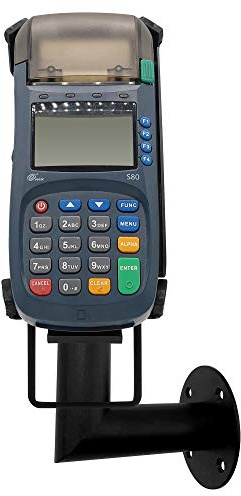 POS VALLEY Halterung für Pax S80 EC-Kartenleser, 180° schwenkbar und 45° neigbar, 3M Kleber und Wandmontage