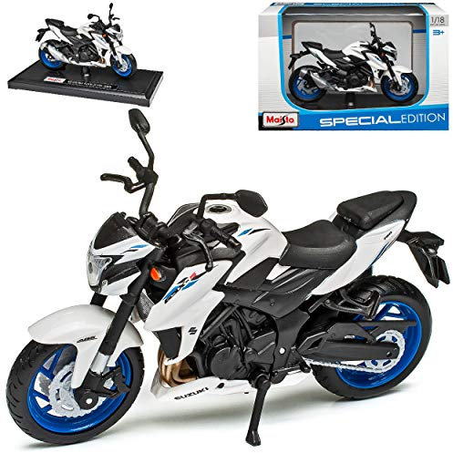NEW Suzuki GSX S750 ABS Weiss 1/18 Maisto Modell Motorrad