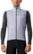 CASTELLI Squadra St. Vest Sports Men's, Silver Gray/Dark Gray, L
