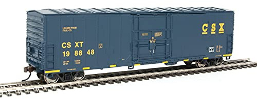 Walthers Trainline Insulated Boxcar-Ready to Run-CSX 931-1804 HO Scale Model Railroad - Freight Model