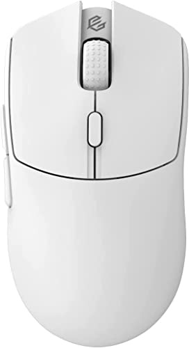 G-Wolves HTS Plus Classic Wireless Gaming Mouse - Sensore PAW3370 - 50-19.000 CPI - 49±1Gram - Bianco