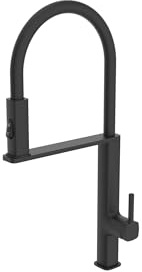 IMEX GCE019/NG Menorca Grifo De Cocina Negro Mate