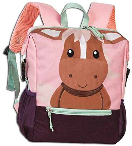 Fabrizio Go Green Kinderrucksack Kindergarten Rucksack Mädchen Jungen 20643, Farbe:Rosa