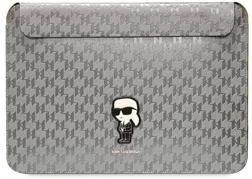 Karl Lagerfeld Sleeve KLCS14SAKHPKG 14 Silber Saffiano Monogram Ikonik