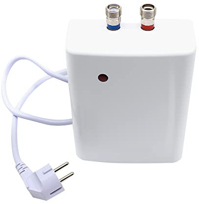 Warmwasserspeicher 230V Untertischgerät Boiler Druckfest Warmwasserbereiter Schnelle Erwärmung Durchlauferhitzer kleiner druckfester Warmwasserspeicher Untertischkessel für Küche Schlafzimmer Bad