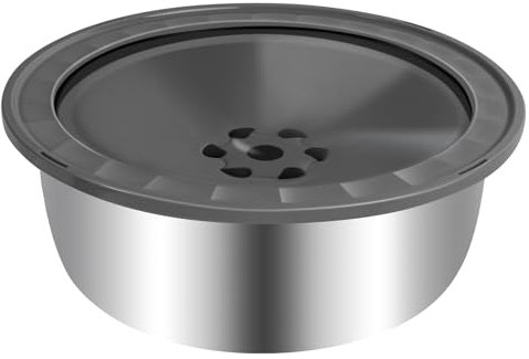 No Spill Dog Water Bowl, 3.5L Large Slow Drinking Pet Water Dish, Non Spilling Stainless Steel Messy Drip & Splash Proof Water Feeder Dispenser Slobber Stopper for Dogs