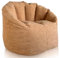 Aiire Luxus Sitzsack Sofa Erwachsene - Relaxo Bean Bag Chair Design mit Füllung für Kuschelecke - Moderner Sitzsäcke Sessel für Mädchen und Kinder aus Kunstleder Beige