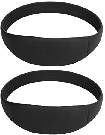 POENVFPO 2pcs Patella Tendon Knee Straps, Adjustable Knee Support Band Pain Relief Brace Knee Sports Support for Basketball Running Fitness (Black)