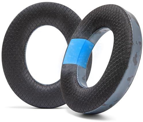 WC FreeZe Momentum 4 - Cooling Gel Earpads for Sennheiser Momentum 4 Wireless Over Ear Headphones by Wicked Cushions - Boost Comfort, Thickness, & Sound Isolation for Epic Listening | Black Camo