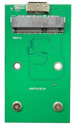 Ukbzxcmws MSATA Adapter MSATA Auf USB-3.0-Adapter USB MSATA SSD Konverter MSATA Laufwerk Externe Festplattenadapter Datenkabel