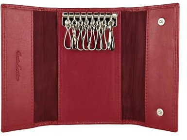 CONTE MASSIMO Porte-clés pour Homme et Femme en Cuir Véritable Sans Boîte