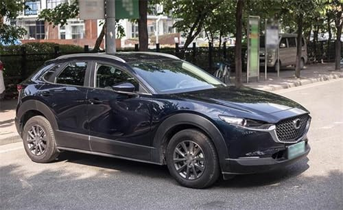 2 Stück Auto Dachträger für Mazda CX-30 2020-2022, Integrierte Aluminium Dachreling Dachgepäckträger Fahrradträger Dachgepäckablage,A