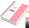 EMSHOI A4 Notizbuch, Collegeblock A4 Liniert, Notizblock 300 Seiten /150 Blatt Zum Schreiben, 100 GSM Papier, PVC Hardcover, für Arbeit Büro Schule 21.5 x 27.9 cm - Rosa
